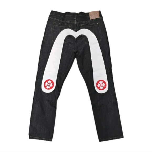Evisu Daicock Lot 2000s Men's Selvedge Jeans Size 36x34. - Picture 1 of 13